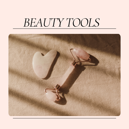 Beauty tools used at home for skin care routine daily