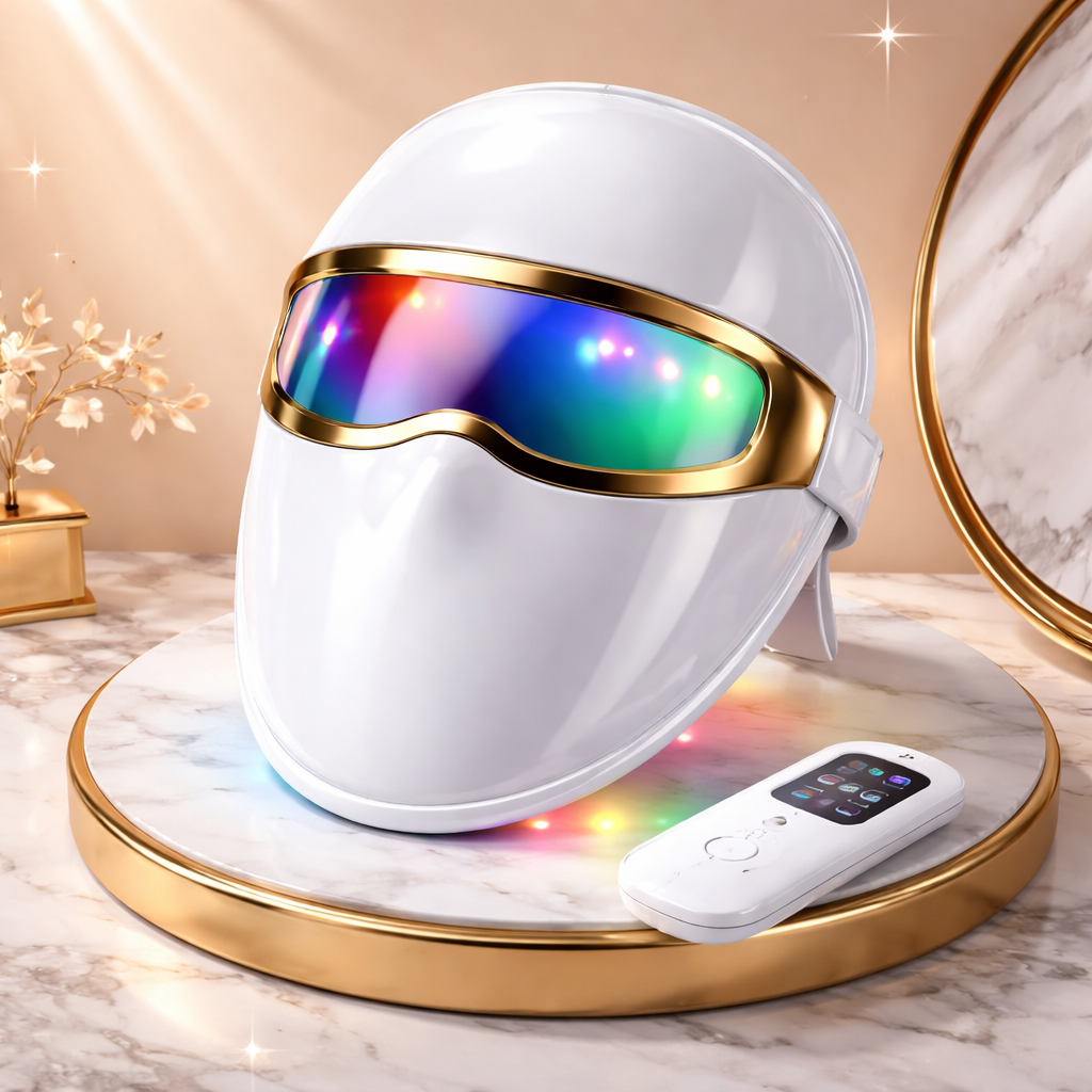 LED face mask buy online Pakistan best price UAE Saudi Arabia premium light therapy mask for glowing skin