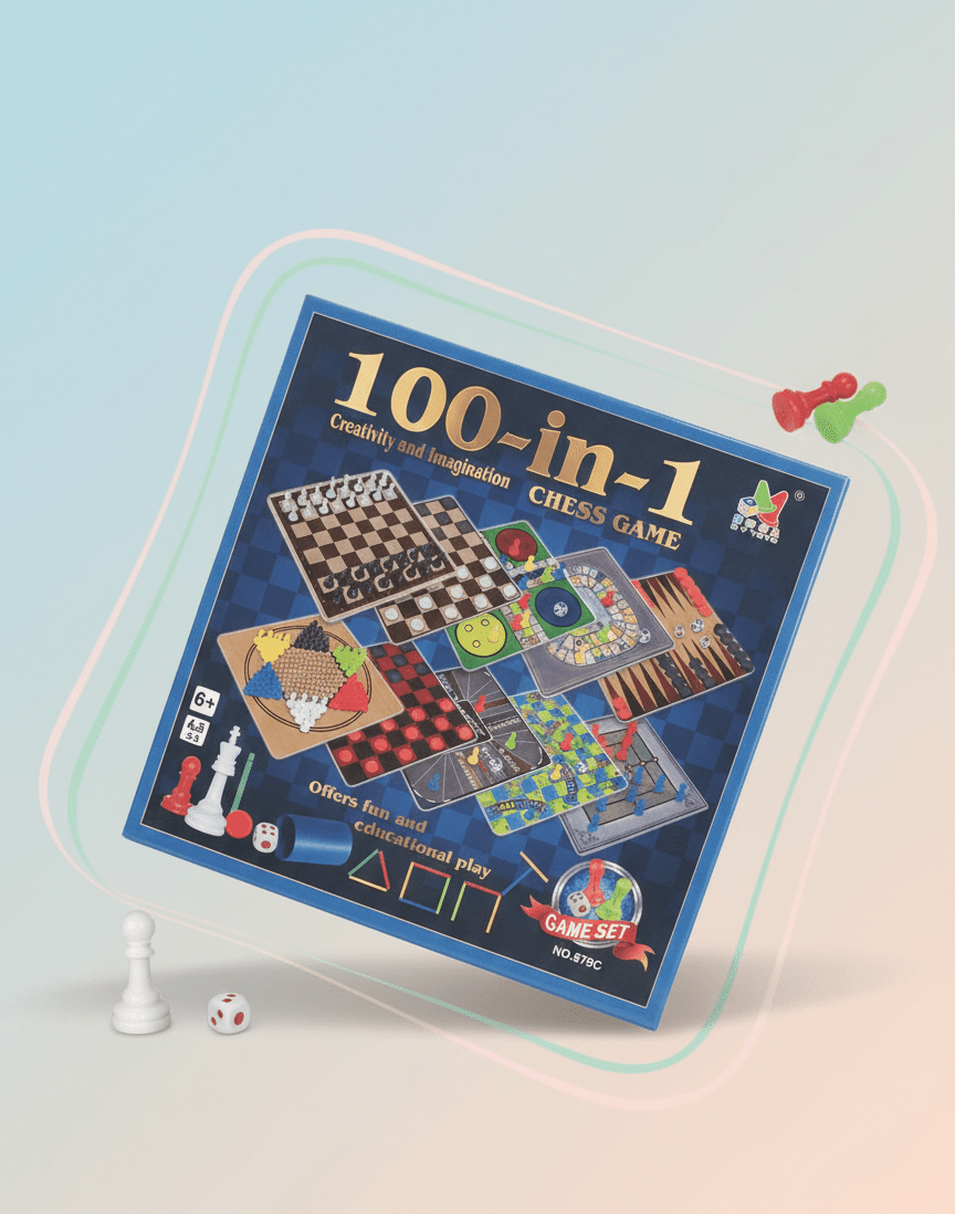 مجموعة ألعاب الشطرنج 100 في 1