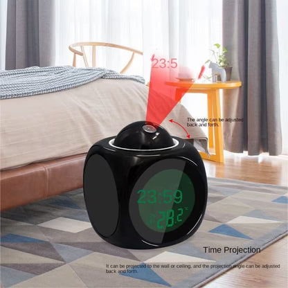 ساعة منبه عرض LCD