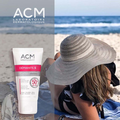 ACM - العناية بالبشرة لتفتيح البشرة بعامل حماية 50+